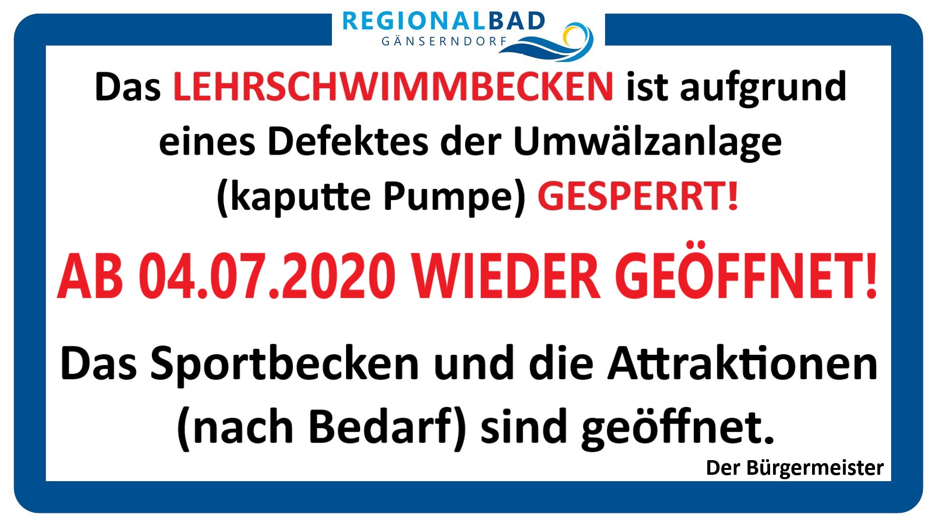 Regionalbad_SperreLehrschwimmbecken Regionalbad_SperreLehrschwimmbecken